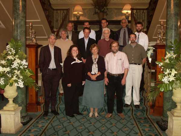 Photograph of the speakers at the 2005 conference.