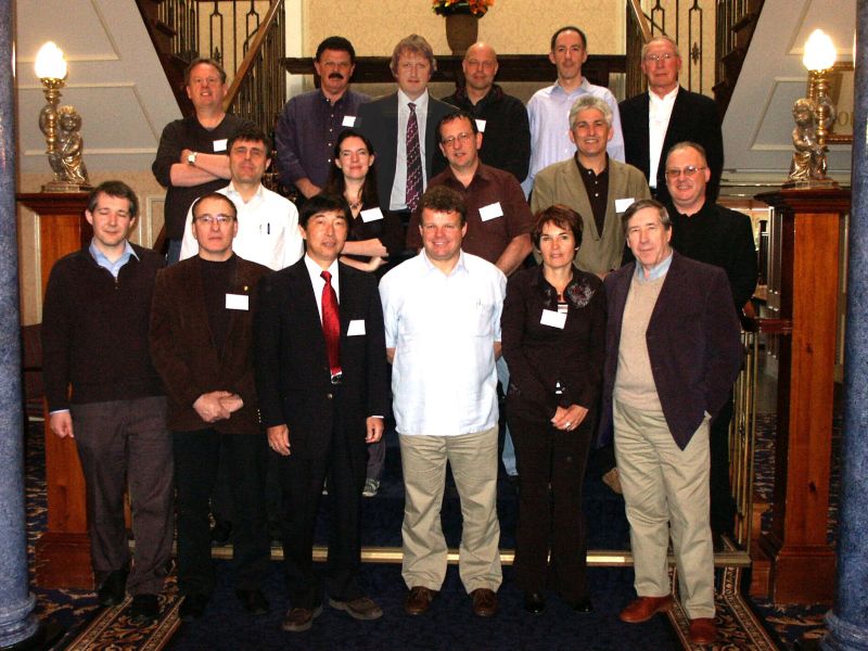 Photograph of the speakers at the 2009 conference.