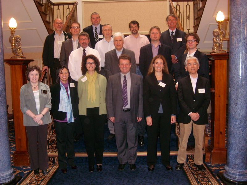 Photograph of the speakers at the 2012 conference.